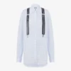 Camicia in cotone vichy stampato Camicia in cotone vichy stampato