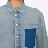 Camicia in denim di cotone leggero Camicia in denim di cotone leggero