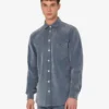 Camicia in denim floccato Camicia in denim floccato