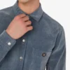 Camicia in denim floccato Camicia in denim floccato