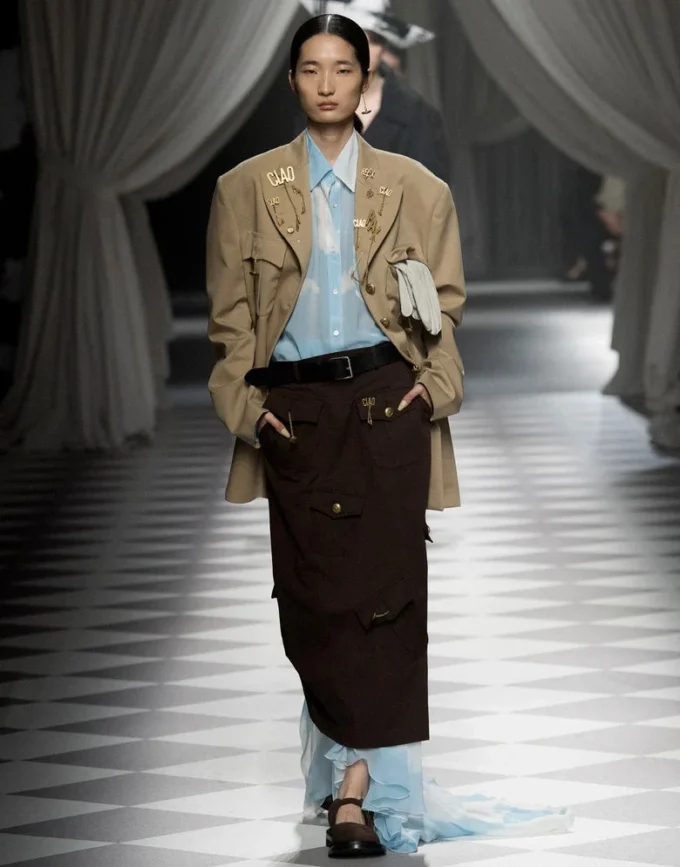 Camicia in georgette “In The Cloud” Camicia in georgette “In The Cloud”