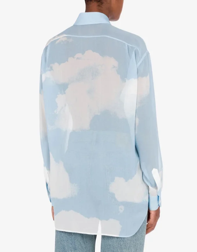 Camicia in georgette “In The Cloud” Camicia in georgette “In The Cloud”
