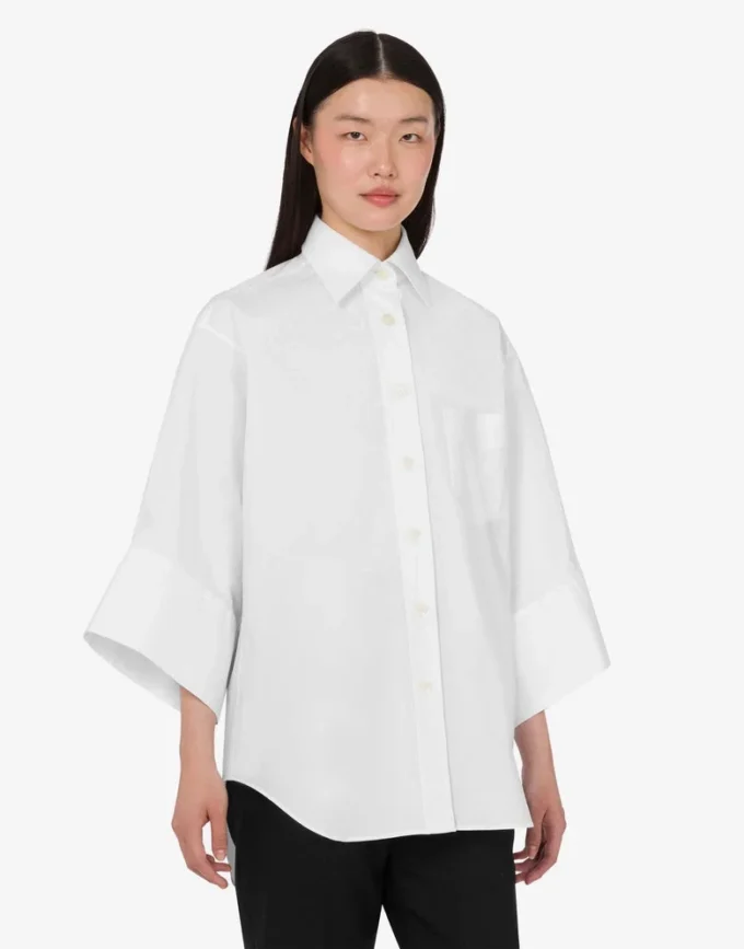 Camicia in popeline di cotone