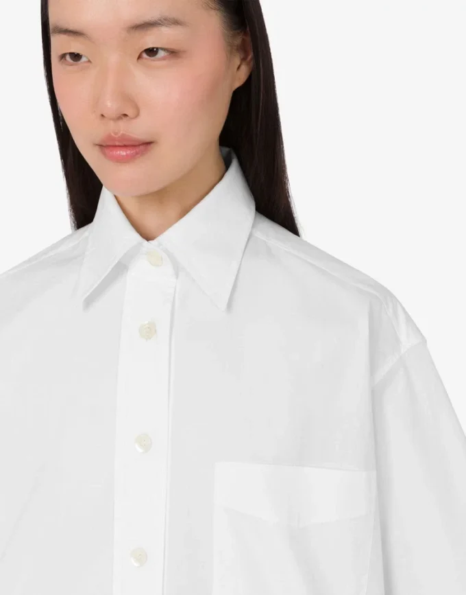 Camicia in popeline di cotone