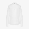 Camicia in popeline di cotone jacquard
