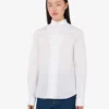Camicia in popeline di cotone jacquard