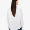 Camicia in popeline di cotone jacquard