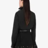 Camicia in popeline di cotone jacquard