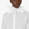 Camicia in popeline di cotone jacquard