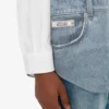Camicia in popeline di cotone stampato Camicia in popeline di cotone stampato