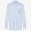 Camicia in popeline di cotone stampato Camicia in popeline di cotone stampato