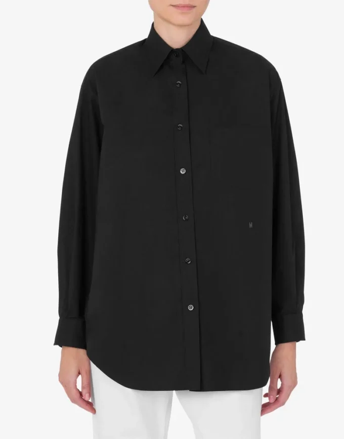 Camicia in popeline elasticizzato Camicia in popeline elasticizzato