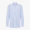Camicia in popeline Ricamo con oca Camicia in popeline Ricamo con oca