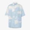 Camicia in twill di seta Nuvole d’archivio Camicia in twill di seta Nuvole d’archivio