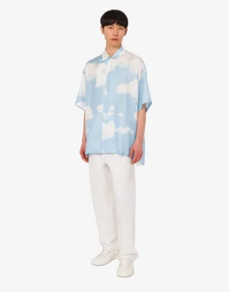 Camicia in twill di seta Nuvole d’archivio