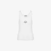 Canotta in cotone elasticizzato con logo Laurel Crown