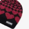 Cappello con intarsi in misto mohair