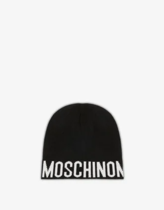 Cappello in misto lana con logo