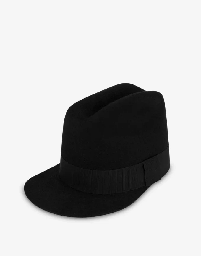 Cappello in tessuto di lana