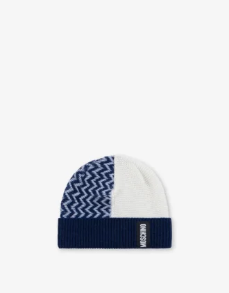 Cappello patchwork ricamato