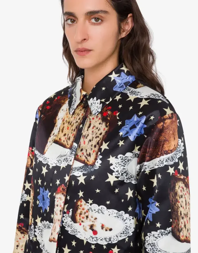 Cappotto in misto cotone stampato Cappotto in misto cotone stampato