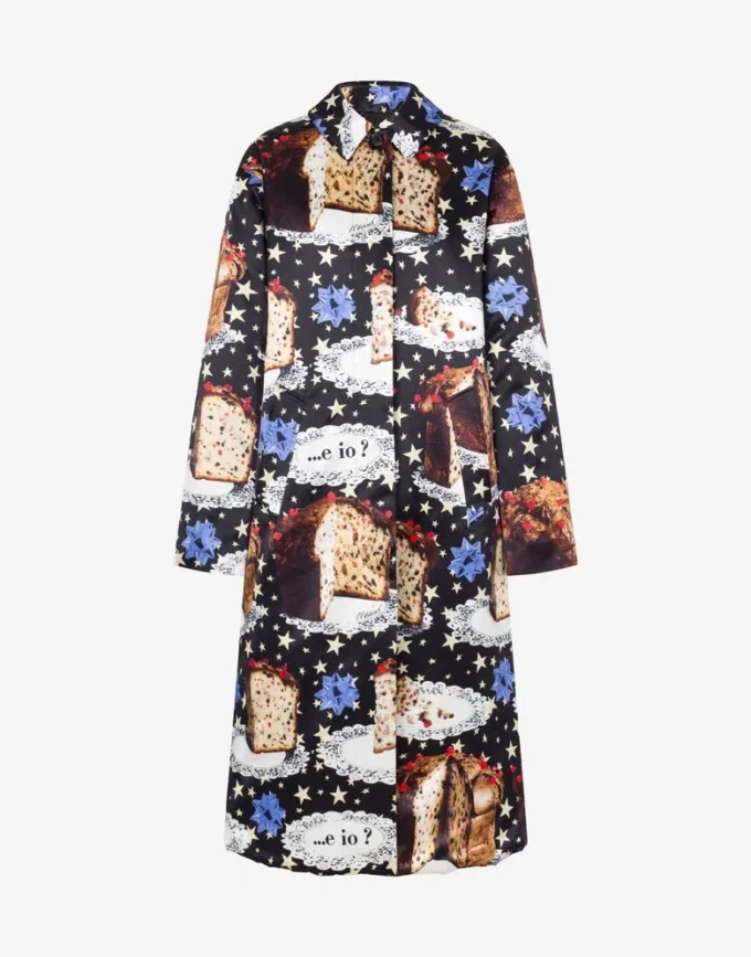 Cappotto in misto cotone stampato Cappotto in misto cotone stampato