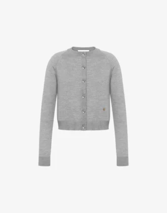 Cardigan in lana e seta Golden M