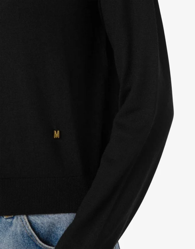 Cardigan in lana e seta Golden M