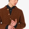 Cardigan in lana Shetland