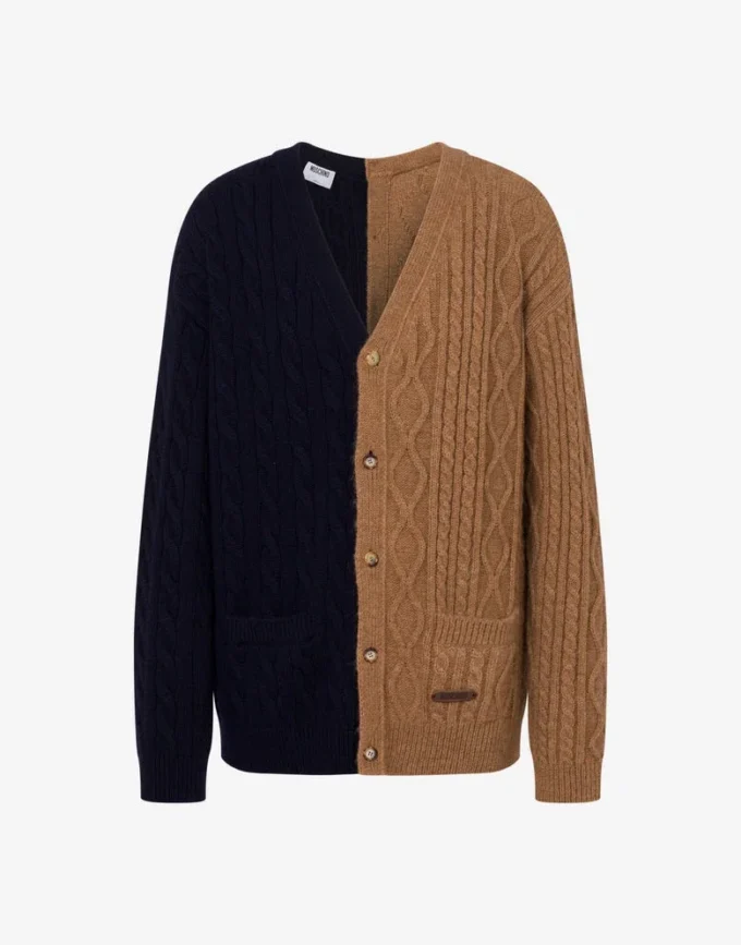 Cardigan in misto alpaca