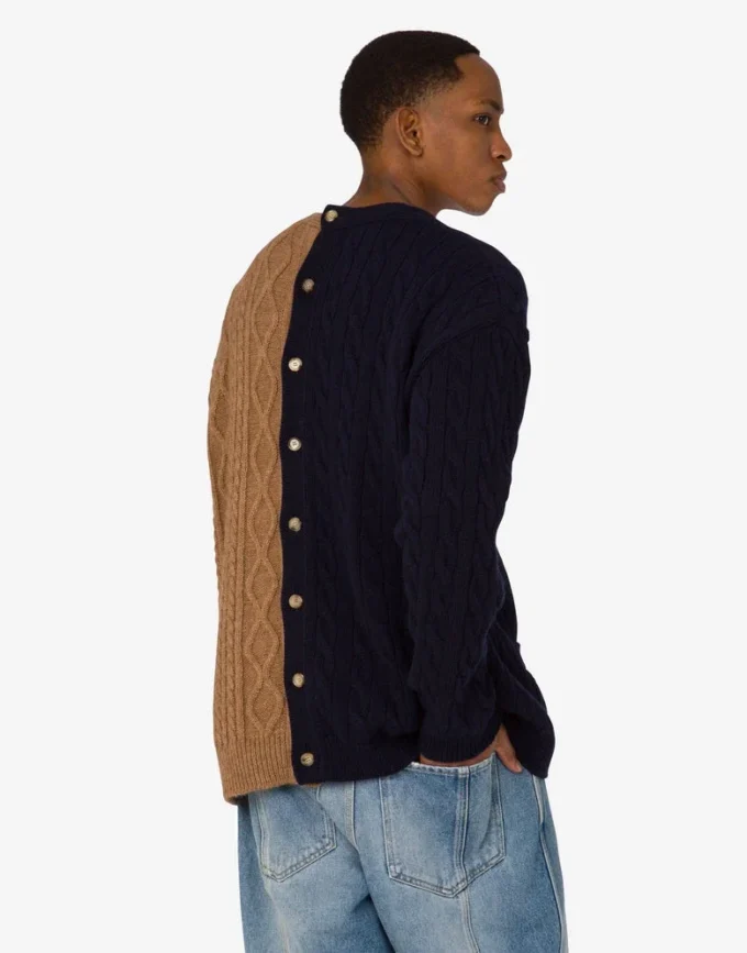 Cardigan in misto alpaca
