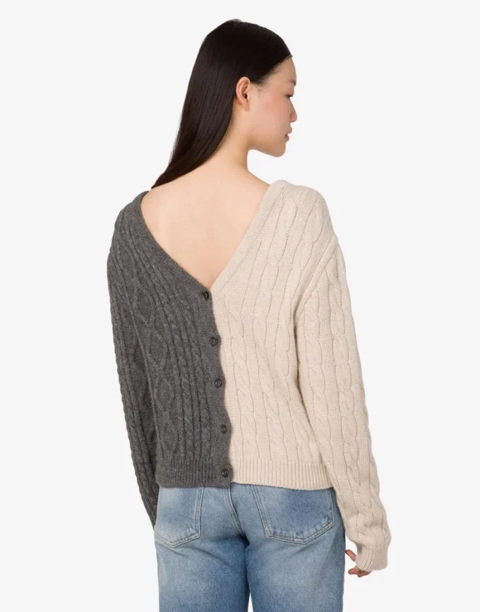 Cardigan in misto alpaca
