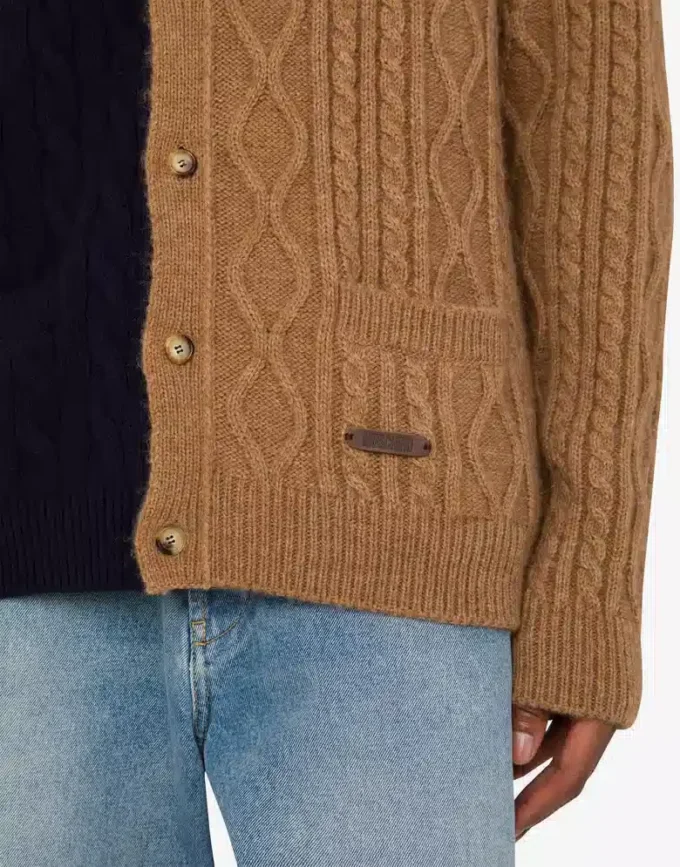 Cardigan in misto alpaca