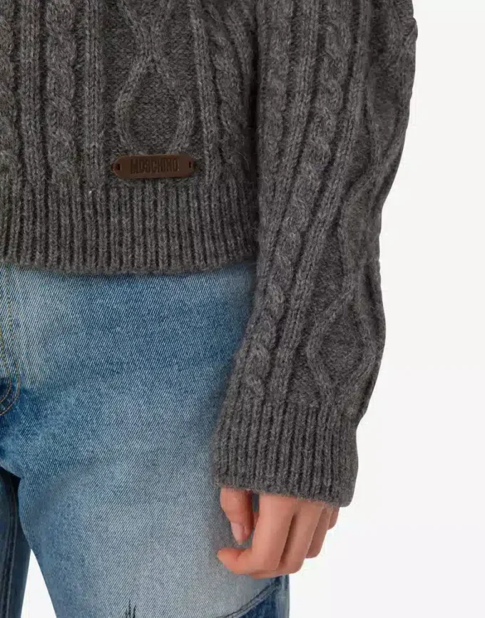 Cardigan in misto alpaca