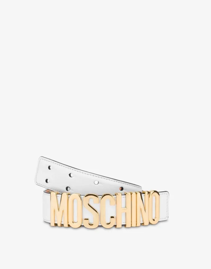 Cintura con logo Lettering