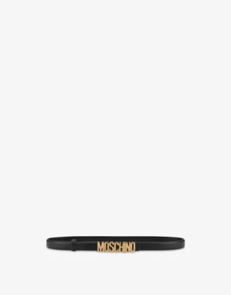 Cintura con mini logo Lettering