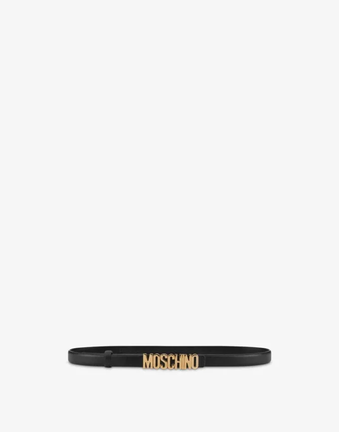 Cintura con mini logo Lettering