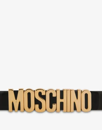 Cintura con mini logo Lettering
