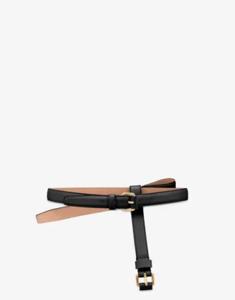 Cintura in pelle nappa