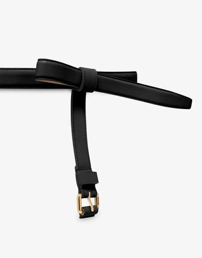 Cintura in pelle nappa