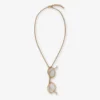 Collana con pendente a forma di occhiali