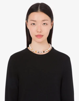 Collana girocollo con perle