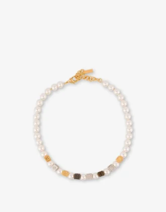 Collana girocollo con perle