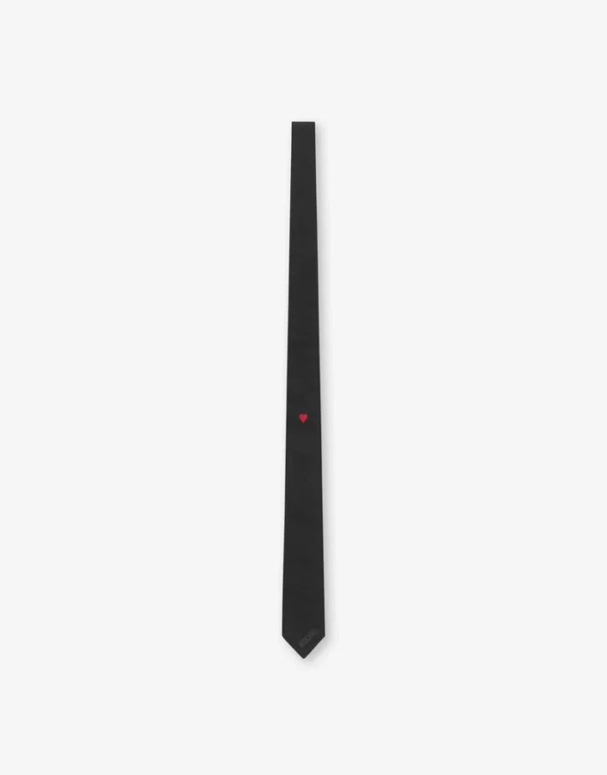 Cravatta in seta Little Red Heart