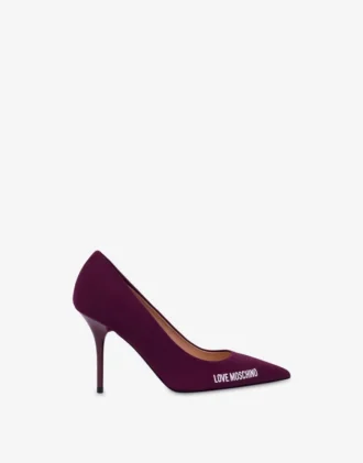 Décolleté con logo in gomma neoprene