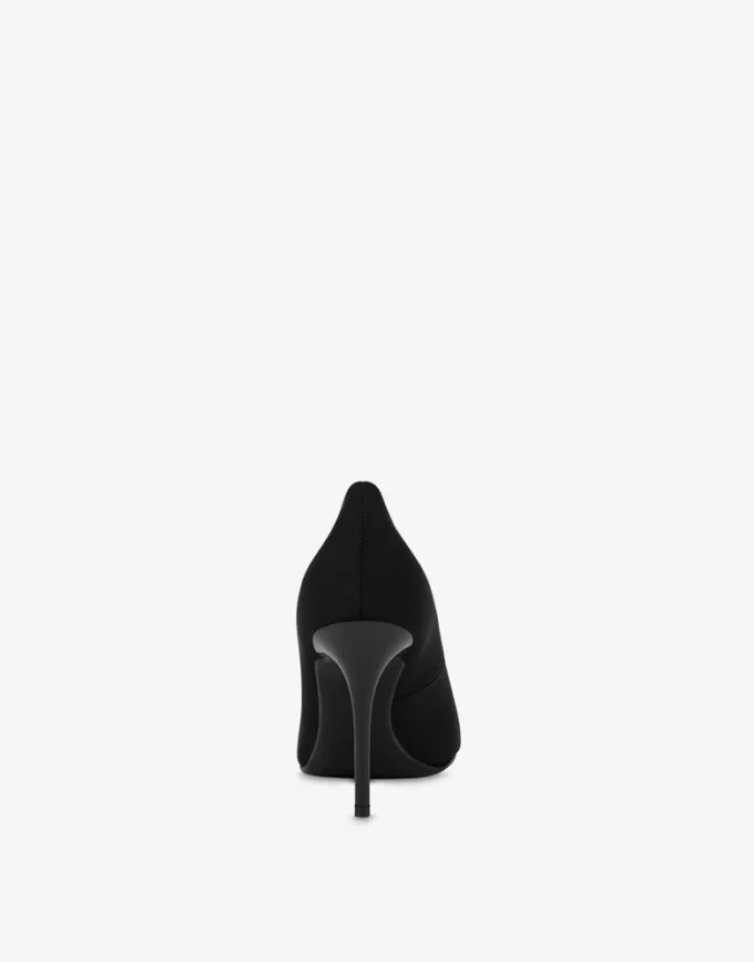 Décolleté con logo in gomma neoprene