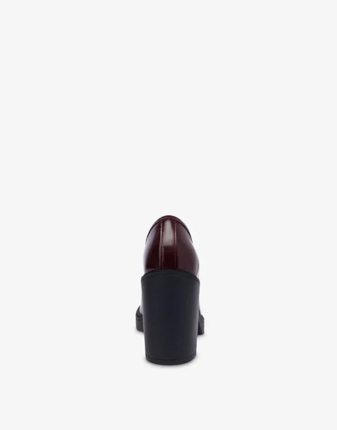 Décolleté in pelle di vitello