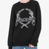 Felpa con cappuccio in cotone biologico Logo Laurel Crown