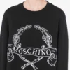 Felpa con cappuccio in cotone biologico Logo Laurel Crown