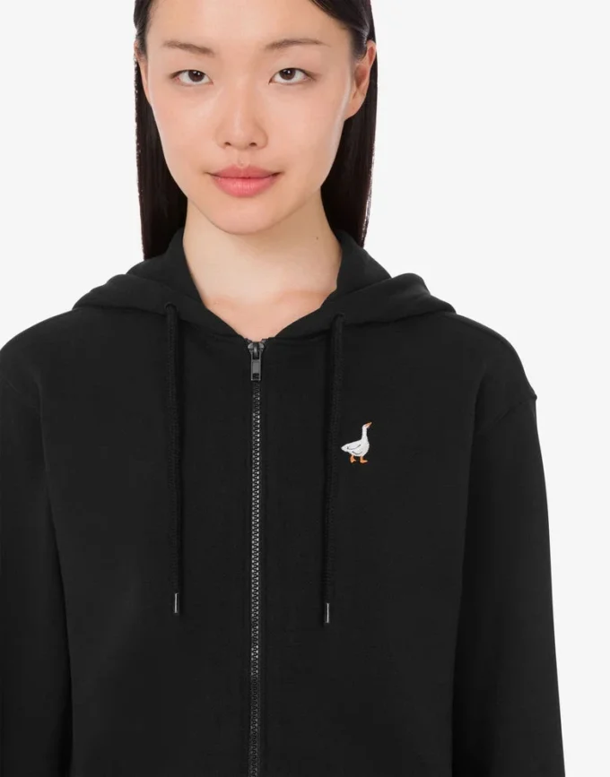 Felpa in cotone biologico Goose